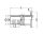 Scarico filo ottone cromato 3/4" x 24 mm #OS1742402