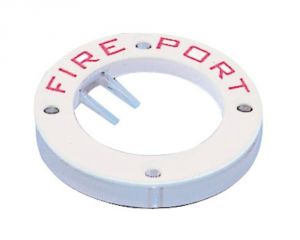 Fire Port white plastic white plastic External Ø 68mm #OS1768000