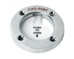 Fire Port polished stainless steel External Ø 68mm #OS1768001