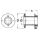 Scarico a mare inox 1" 1/4 x 112 mm #OS1742284