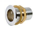 Scarico a mare ottone cromato 1" 1/2 x 45 mm #OS1742305
