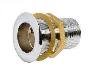 Scarico a mare ottone cromato 2" x 56 mm #OS1742306