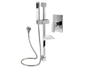 Saliscendi doccia con misc.Square V.2 tubo in PVC #OS1700406