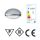 Quick EYELID 0.5W 10-30V LED Courtesy Light in Plastic and Mirror Polished S.S. #Q25200000