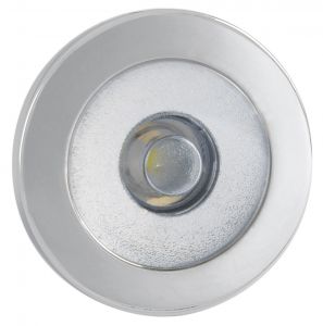 Quick IRENE 0.48W 10-30V LED Courtesy Light in Stainless Steel Satin Finish #Q25200008