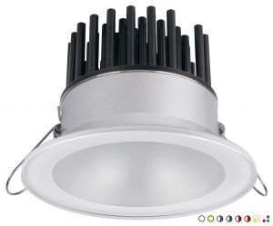 Quick ZEUS LP 12W 10-30V LED Downlight 675-895lm IP40 5.5mm Glass #Q25300013