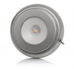 Quick TIM CS 2W 10-30V Satin Stainless Steel LED Ceiling Light with Switch #Q27002424