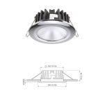 Quick KOR LP Luce LED ad Incasso 4W 10V-30V in Acciaio Inox Bianco Naturale #Q27595300