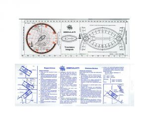 Regolo-rapportatore Tracciatore Integrale 350mm #OS2614285