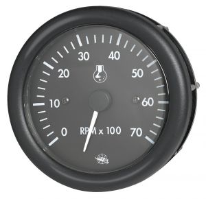 Guardian RPM counter 2/4-stroke black 12V #OS2742101
