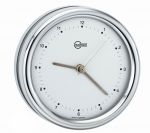 Barigo Quartz Clock Orion series Ø85/102mm Silver Dial #OS2808370