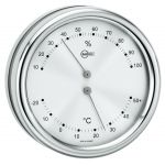 Barigo Thermohygrometer Orion series Ø85/102mm Silver Dial #OS2808390