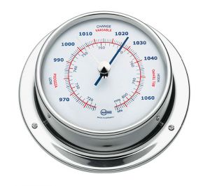 Barigo Sky Polished Stainless Steel Barometer 110x32mm #OS2818700