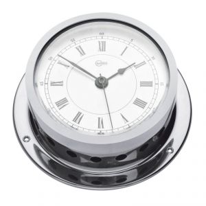 Barigo Star Chrome-plated brass Clock with alarm Ø85/110mm #OS2836001