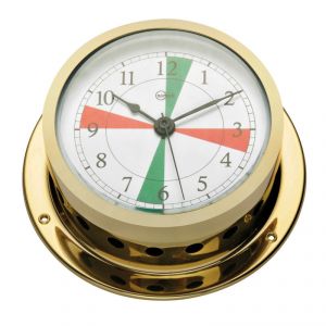 Barigo Star Golden-plated brass Clock with radio sectors Ø85/110mm #OS2836200