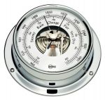 Barigo Tempo S Chromed brass Barometer 88x25mm #OS2868002