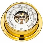 Barigo Tempo S Polished brass Barometer 88x25mm #OS2868012