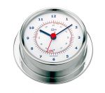Barigo Sky Polished Stainless Steel Clock 110x32mm #OS2868701
