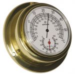 Altitude 842 Polished brass Hygrometer/Thermometer Ø95xh40mm Ø70mm Dial #OS2875003