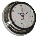 VION A100 LD Stainless steel Quartz clock Ø129x40mm Dial Ø106mm #OS2890281