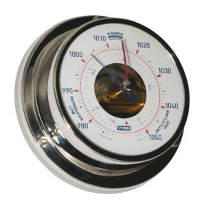 VION A80 MIC CHR Stainless steel Barometer Ø95x40mm Dial Ø80mm #OS2890380