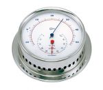 Barigo Sky Polished Stainless Steel Hygrometer Thermometer 110x32mm #OS2898701