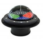 Riviera regatta tactic compass 3" Black body 4-colour flat rose #OS2503050