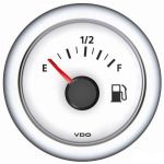 VDO Indicatore livello Carburante 10/180 Ohm 12/24V Ø52mm Bianco ViewLine #OS2748201