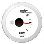 VDO Indicatore TRIM 167-10 Ohm 12/24V Ø52mm Bianco ViewLine #OS2749601
