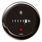 VDO ViewLine Black Hour counter 12/24V Ø52mm #OS2759401