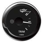 VDO ViewLine Black TRIM Indicator 167-10 Ohm 12/24V Ø52mm #OS2759601