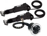 Uflex MTC 12-CH-LP Correttore D'assetto Set 2 attuatori AC 12VDC + 1 joystick basso profilo #UF43044P