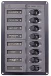 BEP Marine 901V 12V DC Switch panel 8 gangs D.239x127x65mm #UF63126E