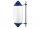 Portaparabordi in acciaio inox singolo 230mm con 1 anello #OS3311260