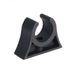 Clip nera 19/20mm per bloccaggio tubi remi bracci tendalini canne da pesca OS3435819