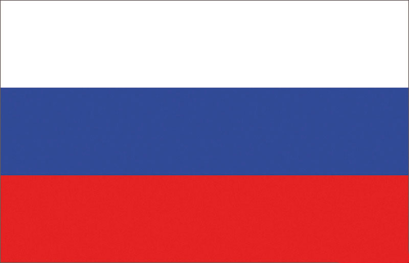 Russland Fahne für Anhängerkupplung Russia Россия Russlandfahne Mast 50 