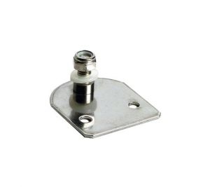 Piastrina in inox piana Perno filettato  8mm L. 23mm #OS3801299