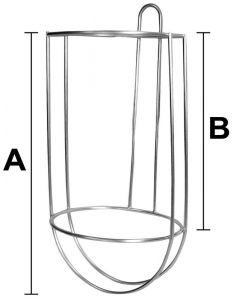 Portaparabordi componibile a cestello Ø 23cm #OS3320804