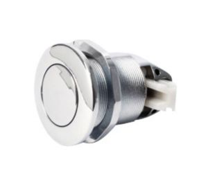 Chromed zamak push-button click 42/31x25mm #OS3817900