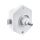 Scrocco a pulsante Self-Latching in nylon bianco per chiusura portelli #OS3818240