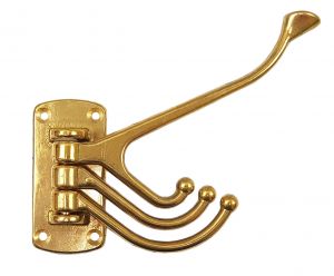 Coat hanger with 4 swivelling hooks Plate 81x39mm #OS3820500