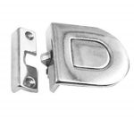 Chromed bras Latch with pressure opening #OS3864400