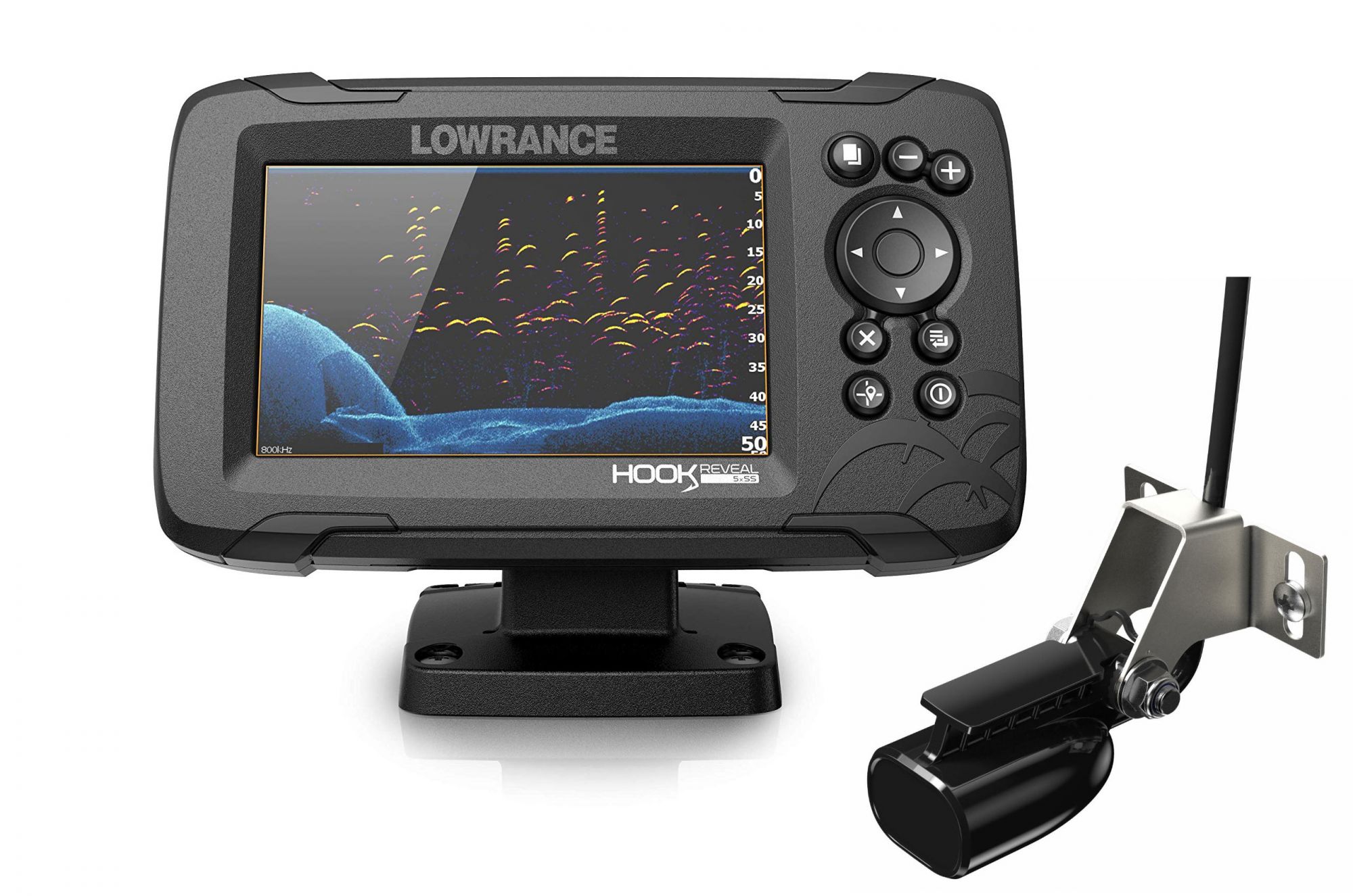 Lowrance HOOK Reveal 5 with 50/200 HDI Transducer & Base Map 000