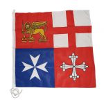 Naval Jack of the Italian Republic 80x80cm #FNI5252097