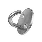 Stainless steel Hook 6mm with round base 40mm #OS3932402
