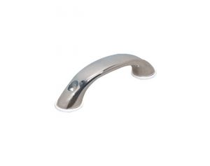 Maniglia in acciaio inox con basetta plastica a 2 viti 170xh40mm #OS4110501