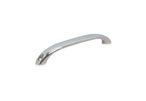 Maniglia in acciaio inox con basetta plastica a 2 viti 300xh50mm #OS4110601