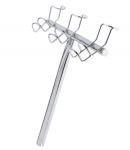Stainless steel fishing rod holder 3 rods Right #OS4116771
