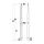 Stainless steel Stanchion for male bases 625mm #OS4117611