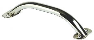 Corrimano in acciaio inox Tubo ovalizzato L.450mm Sezione 19x25mm #OS4191118